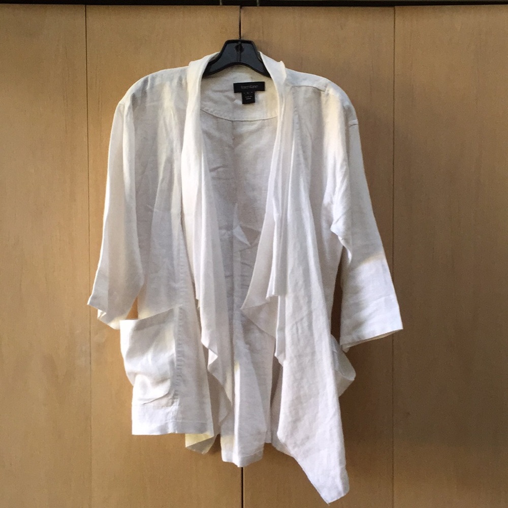 White linen tunic